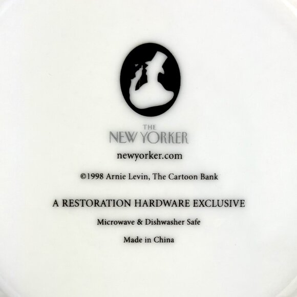 Vintage “The New Yorker” Appetizer Plate Set of 8 Cartoon Plates - Picture 10 of 10